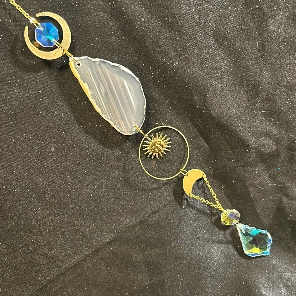 🍒🌟Gold Rainbow 🌈 Crystal Sun Catcher (6)🌟🍒 - Picture 2 of 8